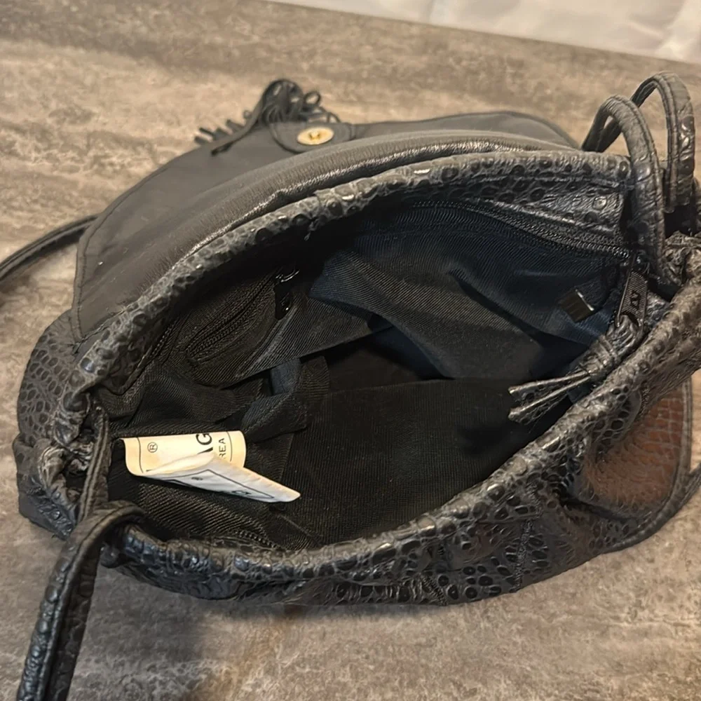 NAS Shoulder Bag. Crocodile print - Picture 7 of 10